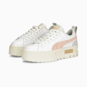 Puma Mayze Thrifted Sneakers Damen Weiß | YKCRTEG-30