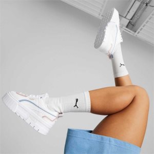 Puma Mayze Ut Sneakers Damen Weiß Rosa | OYLPBUE-15