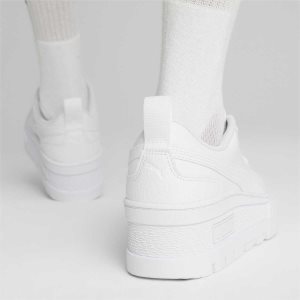 Puma Mayze Wedge Sneakers Damen Weiß | JPGTVDN-04