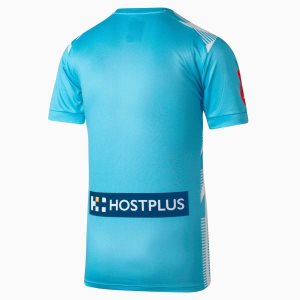 Puma Melbourne City Fc Replica Warm Up Top Jersey Herren Hellblau | KMHFQCU-03