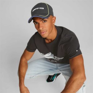 Puma Mercedes-amg Petronas Motorsport Kappen Herren Schwarz | WXVBZGA-97