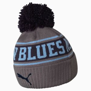 Puma Nsw Blues Beanie Kappen Damen Grau Dunkelblau Blau | HBFXLUE-01