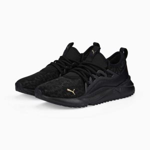 Puma Pacer Future Allure Triple Basics Sneakers Damen Schwarz Gold | LPVEDNY-31
