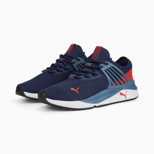 Puma Pacer Future Sneakers Damen Navy Blau Rot | RGSYKIL-42