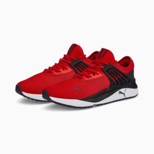 Puma Pacer Future Sneakers Damen Rot Schwarz | PAMHLKO-56