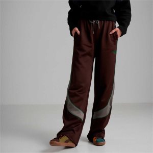 Puma Perks And Mini Weite Leg Hose Damen Dunkelschokolade | LQGPMBN-75