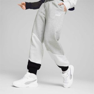 Puma Power Cat Trackpants Hose Damen Hellgrau | GDHMNIJ-35