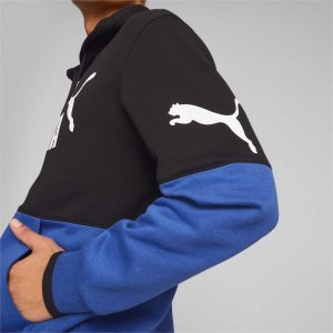 Puma Power Colourblock Hoodie Sweatshirts Herren Königsblau Blau | YDLMTPQ-12