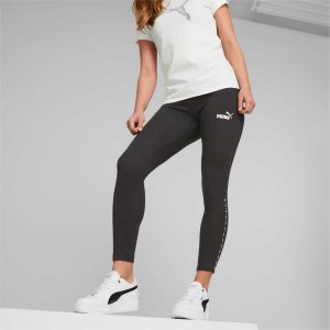 Puma Power Tape Leggings Damen Schwarz | NMZKYCT-82