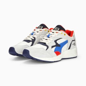Puma Prevail Track Meet Sneakers Herren Weiß Königsblau Blau | VKINTCF-71