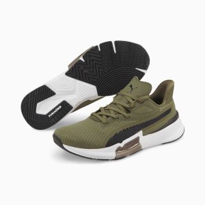 Puma Pwrframe Sportschuhe Herren Dunkelgrün Schwarz | RGZTKYA-37