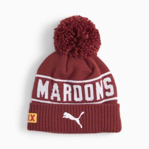 Puma Queensland Maroons Beanie Kappen Herren Bordeaux | ZVAKFNU-42