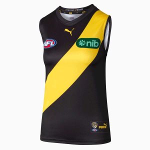 Puma Richmond Football Club Replica Home Guernsey Jersey Damen Schwarz Gelb | NTWLHGR-01