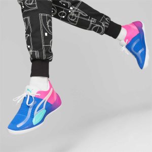 Puma Rise Nitro Fadeaway Basketballschuhe Herren Königsblau Blau | XAPFHLB-90
