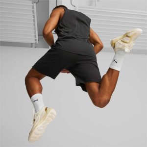 Puma Rise Nitro Nephrite Basketballschuhe Herren Weiß Metal Gold | FVXTUDP-70