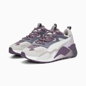 Puma Rs-x Efekt Gradient Sneakers Damen Grau Lila Grau | ZPQWVKD-07