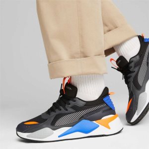 Puma Rs-x Geek Sneakers Damen Schwarz Grau | BYTKFMW-04