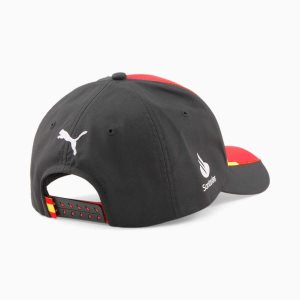 Puma Scuderia Ferrari Carlos Sainz Replica Kappen Damen Schwarz | OLGCKEN-72