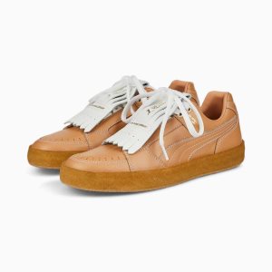 Puma Slipstream Lo Catch A Tan Sneakers Damen Braun Weiß | SXDUJFB-62
