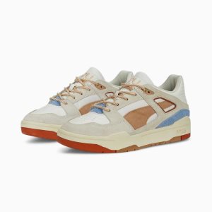 Puma Slipstream Wild Sneakers Damen Weiß Braun | KRIXTHF-93
