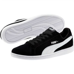 Puma Smash Suede Trainers Sneakers Damen Schwarz Weiß | HUGWLMF-70