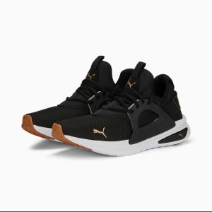 Puma Softride Enzo Evo Better Laufschuhe Damen Schwarz Gold | SMILDHJ-80