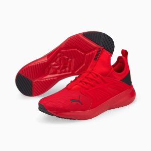 Puma Softride Fly Laufschuhe Herren Rot Schwarz | QCNTYKG-70