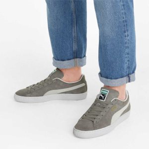 Puma Suede Classic Xxi Sneakers Damen Grau Weiß | LYTJDCZ-30