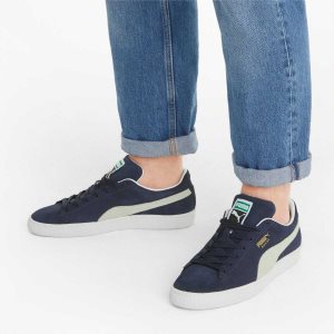 Puma Suede Classic Xxi Sneakers Damen Navy Weiß | NGYBIUA-07