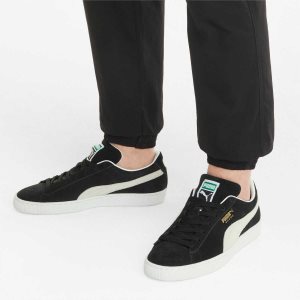 Puma Suede Classic Xxi Sneakers Damen Schwarz Weiß | THVQLFP-21