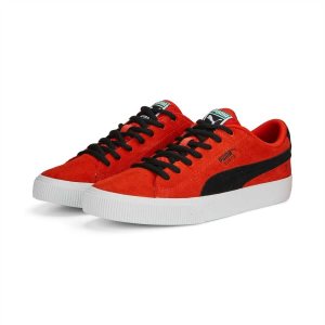 Puma Suede Skate Nitro Sneakers Herren Schwarz Weiß | NVZKTQY-65