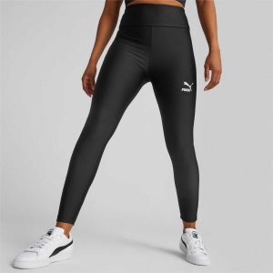 Puma T7 High Taille Leggings Damen Schwarz | PDIFLSY-07