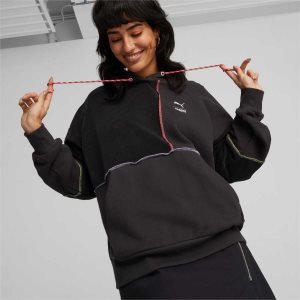 Puma The Ragged Priest Hoodie Sweatshirts Damen Schwarz | NVZMQCA-42