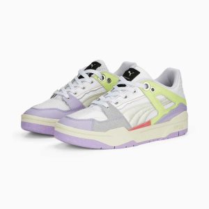 Puma The Ragged Priest Slipstream Sneakers Damen Weiß Lila | FHQAVPB-51