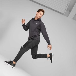 Puma Train Cloudspun Sport Hoodie Sweatshirts Herren Schwarz | LPYEZHB-98