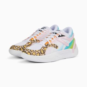 Puma Trc Blaze Court Basketballschuhe Damen Helltürkis Rosa | ODMNYEF-68
