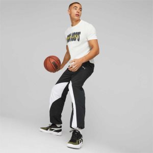 Puma Trc Blaze Court Basketballschuhe Herren Schwarz Dunkelgrün | AHLEDZF-81