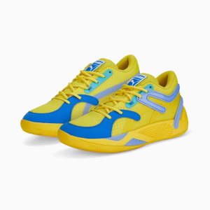 Puma Trc Blaze Court Basketballschuhe Herren Gelb Lila | FAEDMUP-06