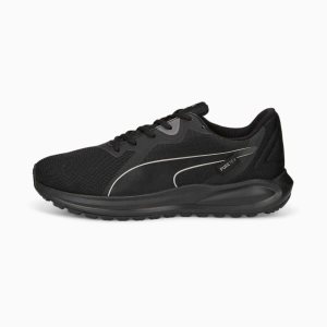 Puma Twitch Runner Ptx Laufschuhe Herren Schwarz Weiß | GIQODBV-58
