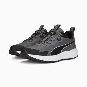 Puma Twitch Runner Trail Laufschuhe Damen Schwarz Weiß | HEPMDNT-42