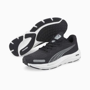 Puma Velocity Nitro 2 Laufschuhe Herren Schwarz Weiß | NLBVGRX-95
