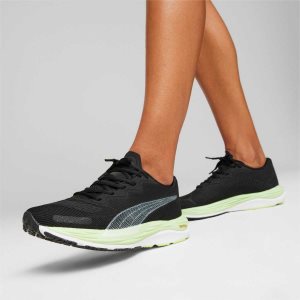 Puma Velocity Nitro 2 Run 75 Laufschuhe Damen Schwarz Hellmintfarben | AMGKSCR-98