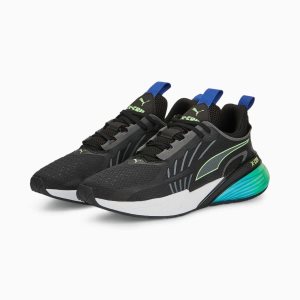 Puma X-cell Action Laufschuhe Damen Schwarz Dunkelgrau Hellgrün | ODMSCVU-21